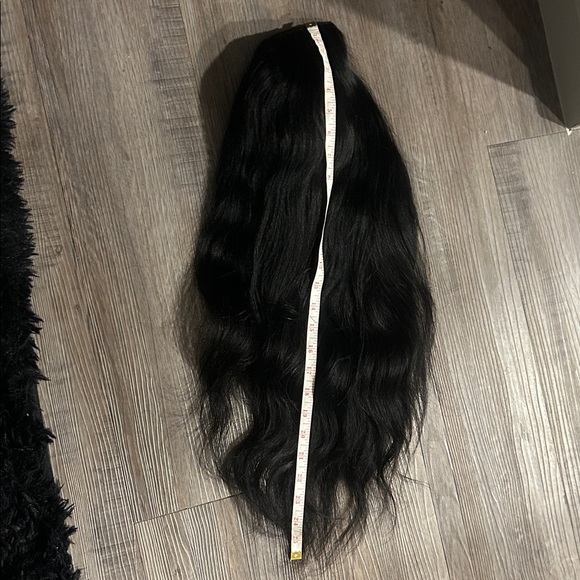 Luxurious Jet Black Half wig - Picture 7 of 7